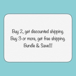 Bundle & save on shipping.